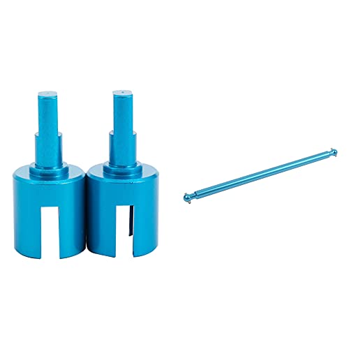MQODLFP 【2 Set RC Car Part】 1 Set Cup Joint Shaft & 1 Pcs TT-02 Main Transmission Propeller Central Drive Shaft von MQODLFP