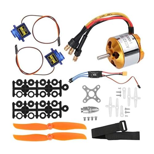 MQODLFP 2212 1400KV Motor + 8060 Propeller + SG90 9G Servo + 30A XT60 ESC Ersatzteile Zubehörteile für RC Quadcopter Helikopter von MQODLFP