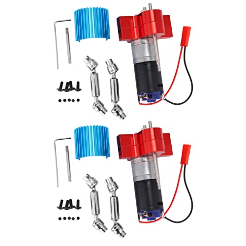 MQODLFP 2X Metall Getriebe Getriebe 370 Motor mit Antriebs Welle Upgrade Zubehör für C14 C24 B24 B36 MN D90 MN99S RD MQODLFP 2X Metall Getriebe Getriebe 370 Motor mit Antriebs Welle Upgrade Zubehör für C14 C24 B24 B36 MN D90 MN99S RD von MQODLFP