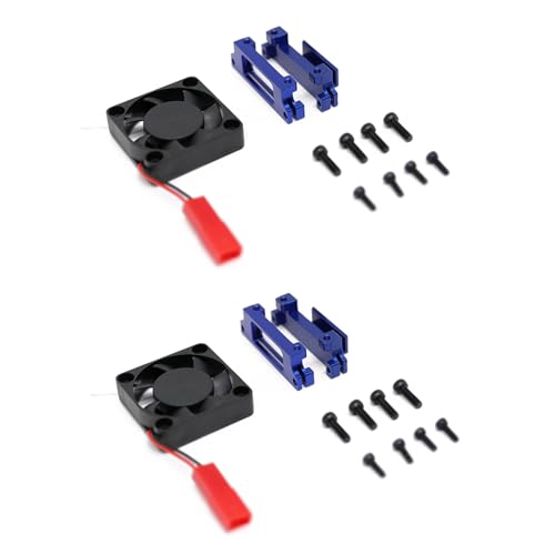 MQODLFP 2X Metall Velineon VXL-3 VXL 3S ESC KüHlung KüHlköRper KüHlung LüFter für Bandit Stampede Slash 2Wd / VXL Teile von MQODLFP