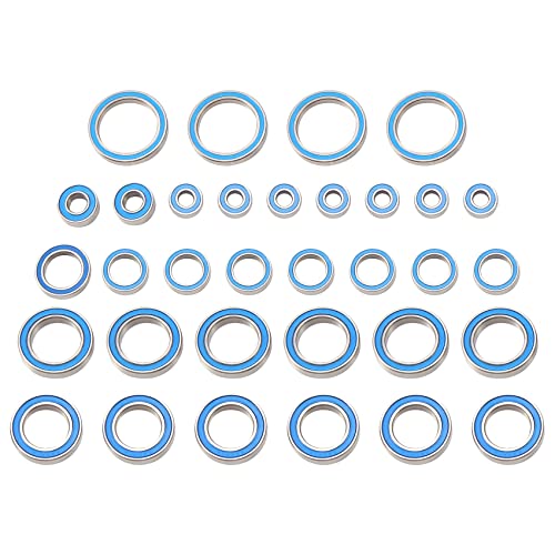 MQODLFP 33-Teiliges Gummiversiegeltes Kugellager-Kit für 1/5 XMAXX 8S RC Car Upgrades Teile ZubehöR MQODLFP 33-Teiliges Gummiversiegeltes Kugellager-Kit für 1/5 XMAXX 8S RC Car Upgrades Teile ZubehöR von MQODLFP