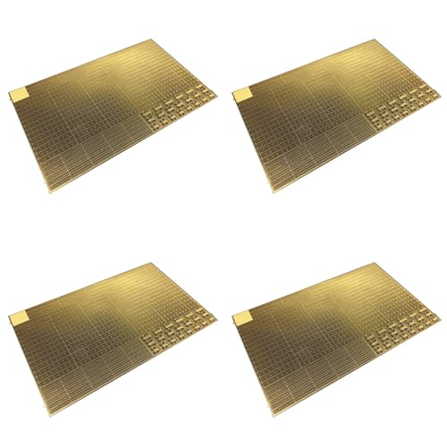 MQODLFP 4X Fotogeätzter PE-Handlauf und Leiter für 1/700 Modellschiff CYPE005 Universal PE-Geländerleiter-Rolltreppe von MQODLFP