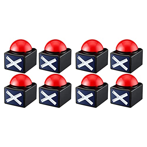 MQODLFP 8 Stücke Spiel Antwort Buzzer, Spiel Buzzer Alarm Sound Play Taste mit Licht Trivia Quiz Got Talent Buzzer Spiel Spielzeug für Kinder MQODLFP 8 Stücke Spiel Antwort Buzzer, Spiel Buzzer Alarm Sound Play Taste mit Licht Trivia Quiz Got Talent Buzzer Spiel Spielzeug für Kinder von MQODLFP