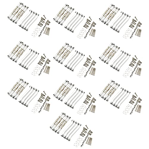 MQODLFP 80X Zugstangen Aus Metall GehäUse Verbindungs Stange für Mn D90 D91 D96 D99 D99S Mn90 Mn99S 1/12 Silber MQODLFP 80X Zugstangen Aus Metall GehäUse Verbindungs Stange für Mn D90 D91 D96 D99 D99S Mn90 Mn99S 1/12 Silber von MQODLFP