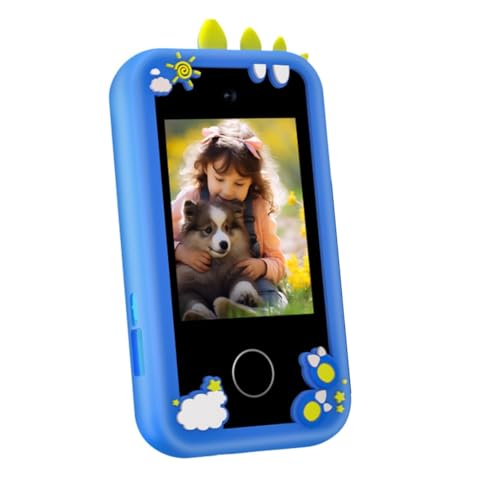MQODLFP Kinder-Smartphone Touchscreen Lernspielzeug HD Dual-Kamera Handy Musikplayer mit 32G Karte Touchscreen Lernspielzeug Geschenke von MQODLFP