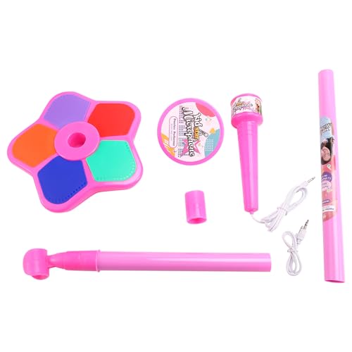 MQODLFP Kindermikrofon mit Lichtständer-Spielzeug, Höhenverstellbares Mikrofon, Gehirntraining-Lernspielzeug, Geburtstagsgeschenk, Rosa MQODLFP Kindermikrofon mit Lichtständer-Spielzeug, Höhenverstellbares Mikrofon, Gehirntraining-Lernspielzeug, Geburtstagsgeschenk, Rosa von MQODLFP