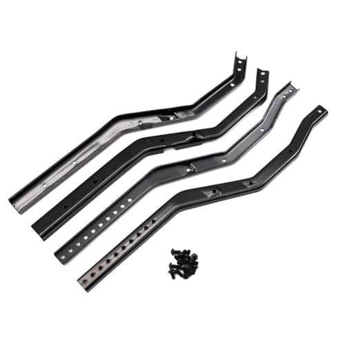 MQODLFP Metallkarosserie-Chassis-Rahmenträger für 1/10 RC Crawler Car AXIAL SCX10 III AX103007 Schwarz von MQODLFP