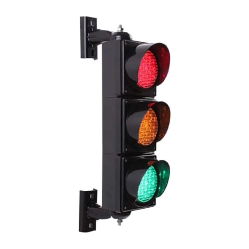 MQXDNFDC LED-Wandleuchte, Crosswalk-Signal-Kontrollleuchte, grün-gelb-rot, 3 Farben, Innendekoration, einfach zu installieren von MQXDNFDC