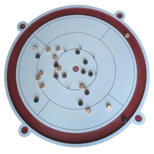Crokinole Einsteiger-Set | Brettspiel für Anfänger mit 26 Spielscheiben, Gummipuffern & Gleitpulver | 66 cm Spielfläche | Gesellschaftsspiel Crokinole Einsteiger-Set | Brettspiel für Anfänger mit 26 Spielscheiben, Gummipuffern & Gleitpulver | 66 cm Spielfläche | Gesellschaftsspiel von MR. CROKI.EU