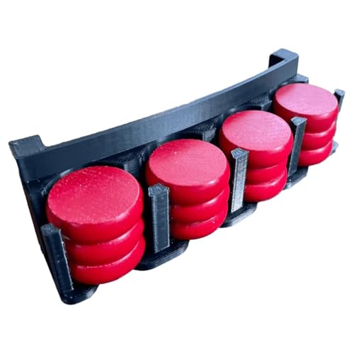 Crokinole Scheibenhalter – Organizer für 26 Spielsteine | Turniergröße | Ordnung für Crokinole Scheiben | Tischversion | Leichtes & Robustes Design | Ohne Spielsteine Crokinole Scheibenhalter – Organizer für 26 Spielsteine | Turniergröße | Ordnung für Crokinole Scheiben | Tischversion | Leichtes & Robustes Design | Ohne Spielsteine von MR. CROKI.EU