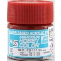 MR HOBBY - GUNZE H-327 Mr Hobby -Gunze Aqueous Hobby Colors (10 ml) Red FS 11136 [30 von MR. HOBBY