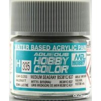 MR HOBBY - GUNZE H-335 Mr Hobby -Gunze Aqueous Hobby Colors (10 ml) Medium Seagray BS381C/637 [30 von MR. HOBBY