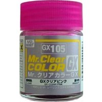 MR. HOBBY GX-105 Mr. Clear Color GX (18 ml) Clear Pink von MR. HOBBY