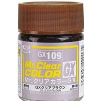 MR. HOBBY GX-109 Mr. Clear Color GX (18 ml) Clear Brown von MR. HOBBY