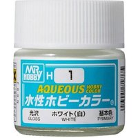 MR. HOBBY H-001 Aqueous Hobby Colors (10 ml) White von MR. HOBBY