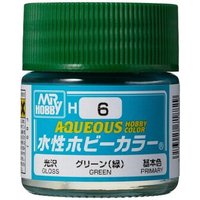 MR. HOBBY H-006 Aqueous Hobby Colors (10 ml) Green von MR. HOBBY