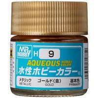 MR. HOBBY H-009 Aqueous Hobby Colors (10 ml) Gold von MR. HOBBY
