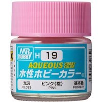 MR. HOBBY H-019 Aqueous Hobby Colors (10 ml) Pink von MR. HOBBY