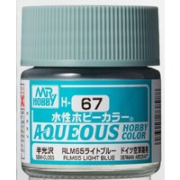 MR. HOBBY H-067 Aqueous Hobby Colors (10 ml) RLM65 Light Blue von MR. HOBBY