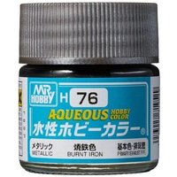 MR. HOBBY H-076 Aqueous Hobby Colors (10 ml) Burnt Iron von MR. HOBBY