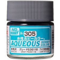 MR. HOBBY H-305 Aqueous Hobby Colors (10 ml) Gray FS 36118 von MR. HOBBY