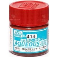 MR. HOBBY H-414 Aqueous Hobby Colors (10 ml) RLM23 Red von MR. HOBBY