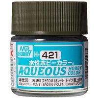 MR. HOBBY H-421 Aqueous Hobby Color (10 ml) RLM81 Brown Violet von MR. HOBBY