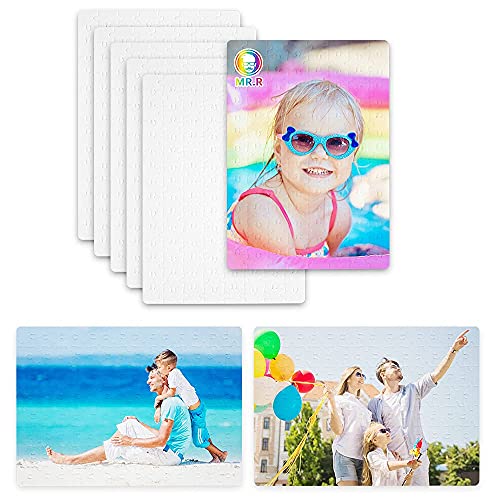 MR.R Sublimationsrohlinge, 6er-Set, quadratisches Puzzle, A4-Größe, 120 Teile, weißes Puzzle, blanko, für Sublimations-Wärmeübertragungspresse, 20.5 x 30 cm MR.R Sublimationsrohlinge, 6er-Set, quadratisches Puzzle, A4-Größe, 120 Teile, weißes Puzzle, blanko, für Sublimations-Wärmeübertragungspresse, 20.5 x 30 cm von MR.R