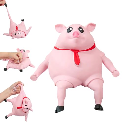 Stress Toy Pigs Anti-Stress Toy, Cute Pig Stress Toy, Squishy Squeeze Toys Fidget Toy Travel Toy Sensory Autism Toy Party Gifts for Children Adults (15*15 500g) von MRGIINR