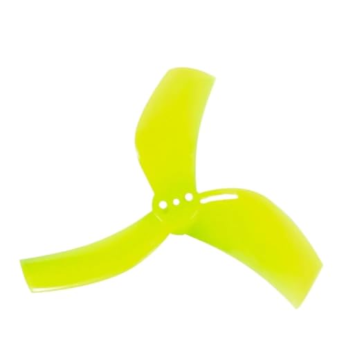 16pcs 8pairs D63 Laut 63 mm 2. 5-Zoll 3-Propeller kompatibel mit RC Racing Freestyle Zahnstocher Cine Whoop Duct-Drohnen(8PAIRS Yellow) von MRHZKE