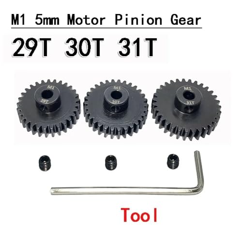 3pcs M1 5mm Ritzel Motorgetriebe 11t(29T 30T 31T) von MRHZKE