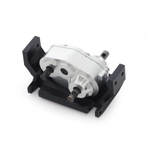 CNC -Metalltransfergehäuse Getriebe eins Geschwindigkeit Kompatibel mit 1 10 Skala RC Crawler Cars kompatibel mit FJ40 G2 D110 -Modellen(C) von MRHZKE
