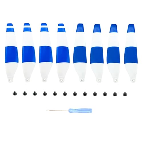 MRHZKE 8 x 16 Stück 6030 Propeller, kompatibel mit 4 Pro 3 PRO Drohnen-Ersatzrequisiten, leichtes Flügelventilator-Zubehör (8 Stück blau) von MRHZKE