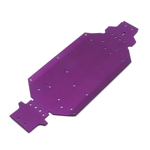 Metall -Chassis -Basisplatten -Upgrade Kompatibel mit 1 14 Skala 144010 144011 144002 RC -Autos kompatibel mit ähnlichen Modellen(Purple) von MRHZKE