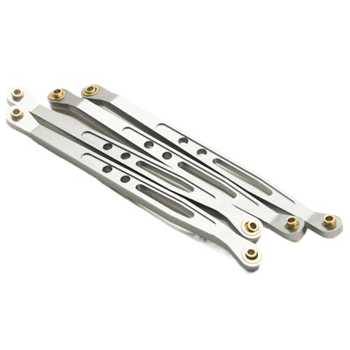 Obere untere Suspensionsverschiebungs -Verbindungsstabverknüpfung Kompatibel mit 1/10. Skala RC Crawler kompatibel mit Wraith 90018 Modell(Lower Titanium) von MRHZKE