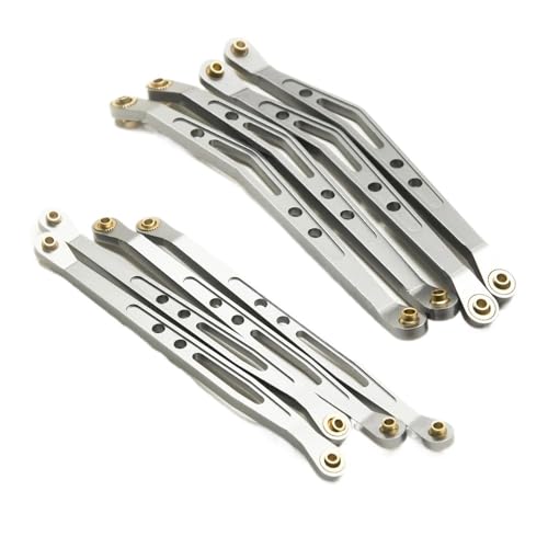 Obere untere Suspensionsverschiebungs -Verbindungsstabverknüpfung Kompatibel mit 1/10. Skala RC Crawler kompatibel mit Wraith 90018 Modell(Titanium 1SET) von MRHZKE