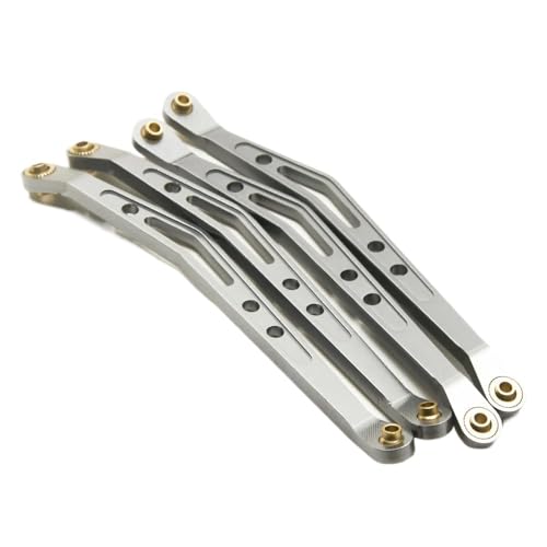 Obere untere Suspensionsverschiebungs -Verbindungsstabverknüpfung Kompatibel mit 1/10. Skala RC Crawler kompatibel mit Wraith 90018 Modell(Upper Titanium) von MRHZKE