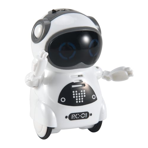 MRNHA Mini RC Roboter für Kinder mit Interaktiver Dialog Konversation, Spracherkennung, Plaudern Aufzeichnung, Singen und Tanzen von MRNHA