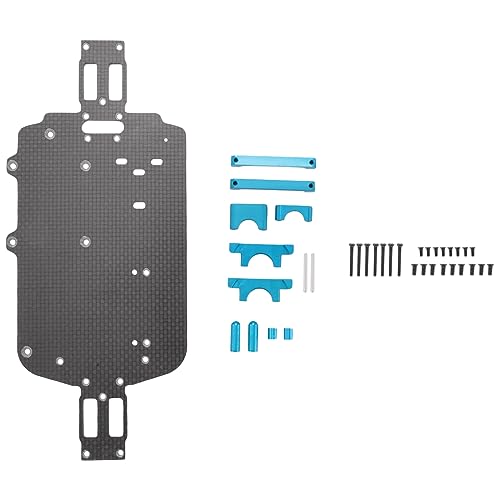 MRNHA Upgrade Kohlefaser Fahrwerks Teile für A959 A979 A959B A979B 1/18 RC Auto, Blau von MRNHA