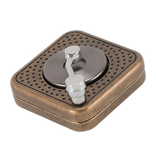 Anti -Stress -Spielzeug -CD -Player - -Design und PousSable -Fing -Gyroskop Zur Entspannung und Konzentration Erwachsene Zinklegierung 3,5 X 3,5 X 2 cm von MRSTORY