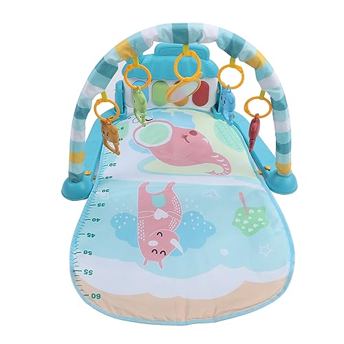 Baby -Fitnessstudios Spielen Matte Aktivität Spiele Klavierbauchzeitmatte mit Pedalklavier und Hängende Rassel -Bauchmuskeln Weich für Babys Im Alter von DREI Monaten von MRSTORY