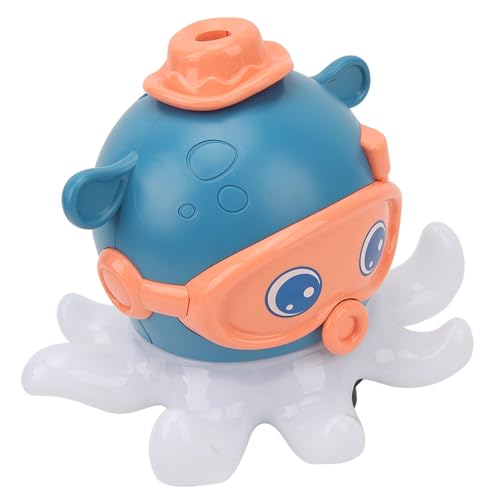Elektrisches Schwimmendes Spielzeug Octopus Schwimmende Kugel Musik Bildungs Licht für Bad Wasser Kunststoff 18cm (A) von MRSTORY
