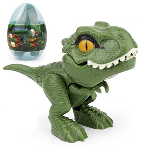 Finger Dinosaurier Spielzeug Bissen Finger Spielzeug Spielzeug Bewegliche Eier Tyranno Saurus Modell Spielzeug für Geburtstag Weihnachten und Party Geschenke (A) von MRSTORY