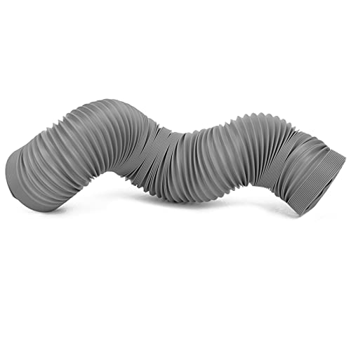 Fold Teleskop Haustier Spiel Tunnel für Nerz Pick of India Chinchilla Hedge Material PP Durchmesser 10cm Länge 100cm (Grau) von MRSTORY