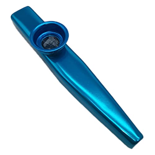 Kazoo Professionelle Flöte Einfach zu Spielen Aluminium Musikinstrument Ideales für Kinder und Erwachsene Blau von MRSTORY