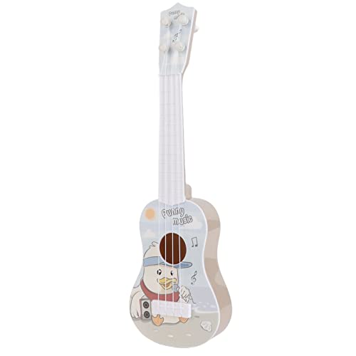 Kinderspielzeuggitarre Realistische Realistische Berührung der Klaren Form Süßes Form Frühes Musical Education Plastikmaterial Größe 35.5x10.5 cm (Typ 1) von MRSTORY