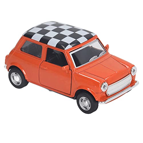 MRSTORY 1/32 Back Car Model Legierung Fahrzeug mit Offenen Türen mit Offenen Türen für Kindersammler und Geburtstagsfeiern mit Offenen Türen (Orange) von MRSTORY