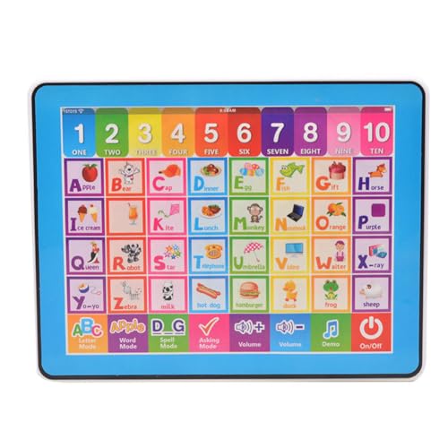 MRSTORY Baby Touchscreen Mobiltelefon Toy LED LEARD Machine Musik Leuchtendes Bildungsspielzeug für Kleinkinder Abs Material 24.3 cm (Blau) von MRSTORY