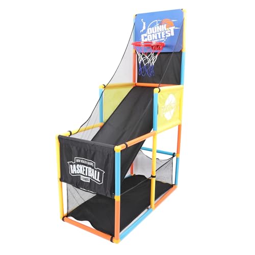 MRSTORY Basketball Zusammen Single Spiel Spiel System Indoor Sport Spielzeug mit 2 Ballons Luftpumpe für Garten Spielhalle von MRSTORY
