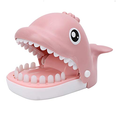 MRSTORY Beißend Fingerspiel Lustig Interaktives Stressabbauspielzeug für Kinderpartys Family Treffen Plastik 9 X 17 cm (Handspenstwale rosa) von MRSTORY